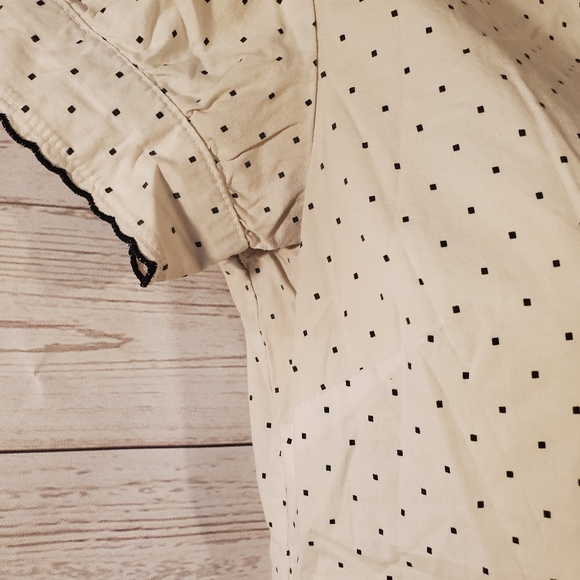 Daytrip Polka Dot Button Down Blouse - Picture 8 of 9